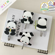 パンダ 壁掛け 帽子掛け 耐荷重2Kg 粘着 浴室使用可能 便利アイテム  キー かわいい