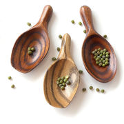 小さな木のスプーン 和風 広口スプーン ティースプーン キッチン用品