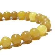 ブレス　ヒーラーライト＜アメリカ北西産＞　丸　約6mm　H&E社　証明書付き　天然石