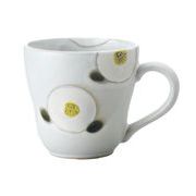 【新登場！安心の日本製！クラフトマンハウスの食器！】白椿マグ