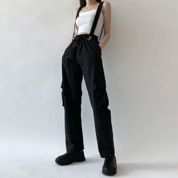 カーゴパンツ サロペット 2way レディース ジョガーパンツ