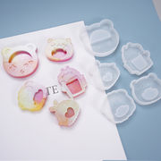 手芸DIY素材 アロマキャンドル レジン枠シリコンモールド ペンダント キーホルダー 推し活グッズ