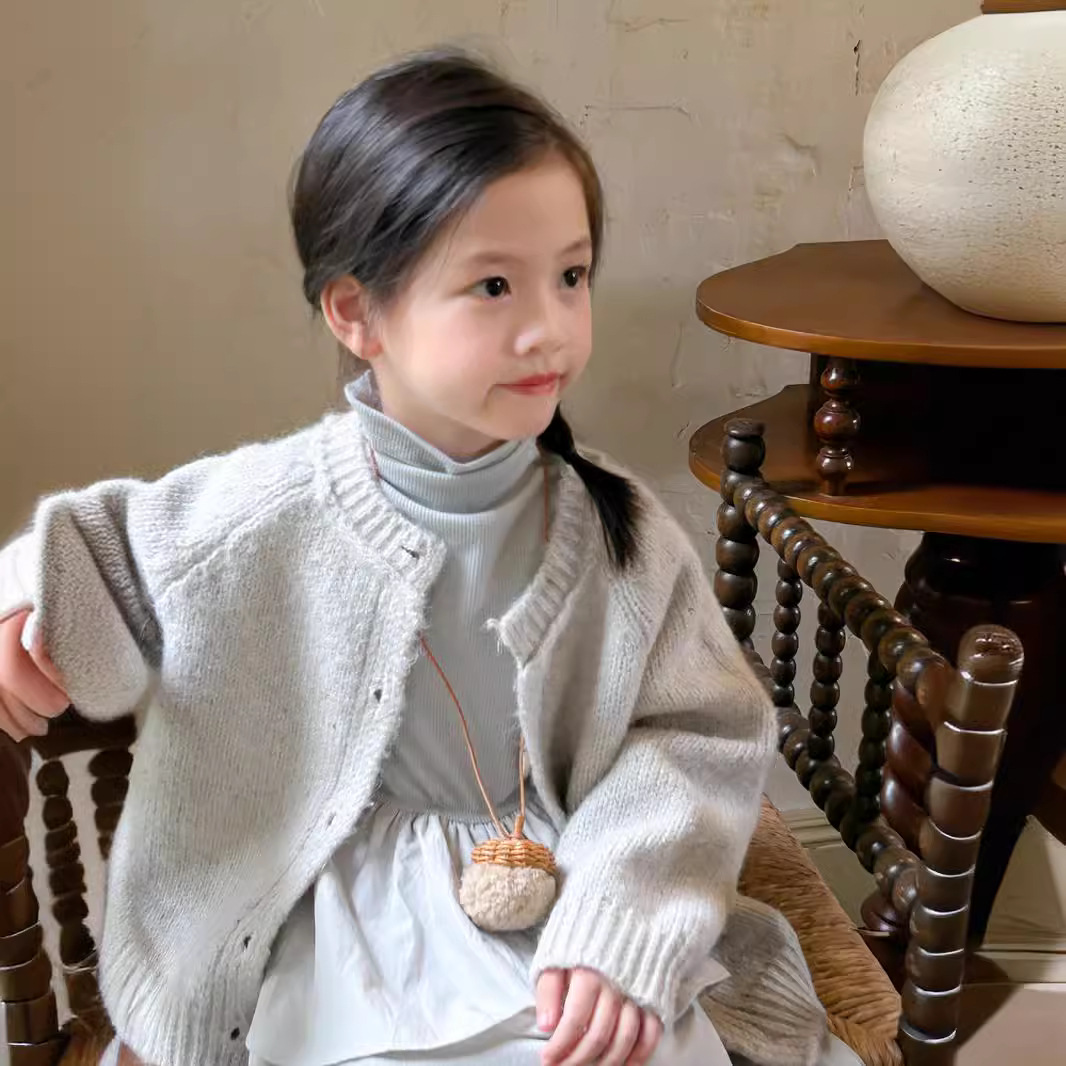 2024初新品☆子供服 コート カーディガン☆90cm～140cm 2色 建福 株式  