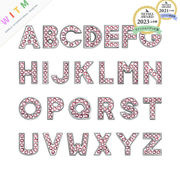 ラインストーン 合金パーツ 穴あり アルファベット キーホルダーパーツ 手芸 DIY アクセサリー材料 ビーズ