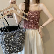 ショート丈キャミソール　ファッション　デザイン　レディース