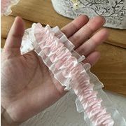 DIYパーツ 手作り素材  ハンドメイド パーツ フリル レース 伸縮性あり