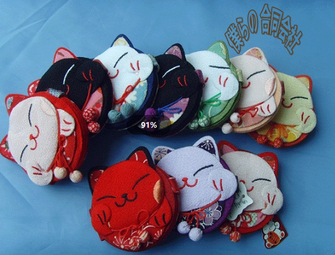 新作 鏡 和風 招き猫 可愛い ミニ化粧鏡 おしゃれ 和風 雑貨 折り畳み鏡 8*1.5cm ランダム発送