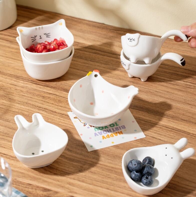 雑貨☆超人気☆キャラクター陶器小皿☆つゆ皿☆調味料皿 | 卸売