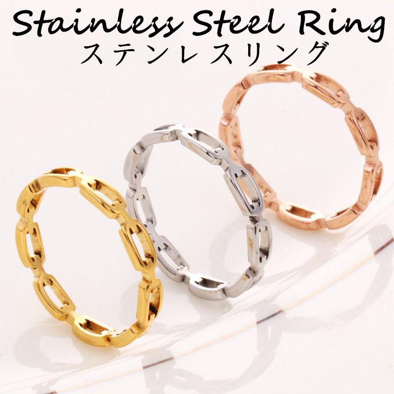 2024★リング★ステンレスリング アクセサリー大人の美しさ シンプル 可愛い リング