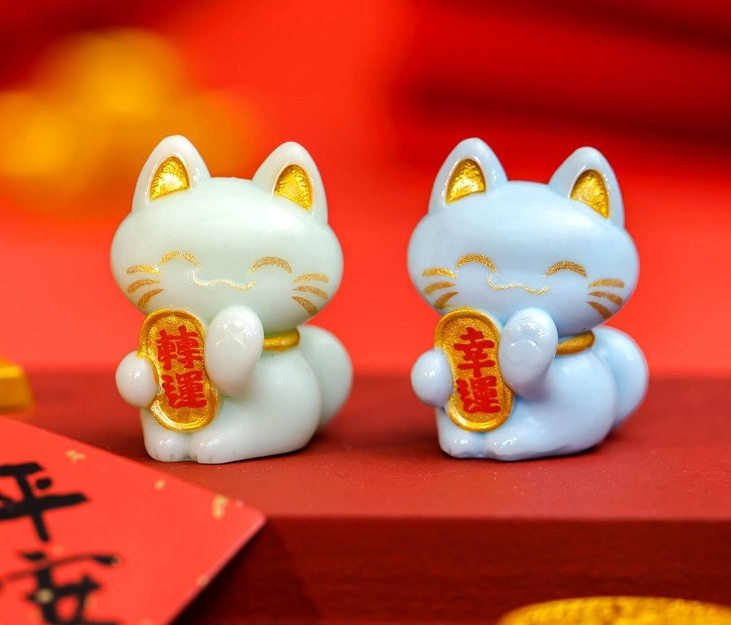 炉香挿し 招き猫 小振り品. 贈り物 炉香挿し 招き猫 小振り品. 贈り物
