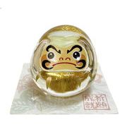 金彩硝子 達磨（E-5）  置物/オブジェ/焼物/縁起物/インテリア