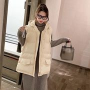 2024新品 ダウン風ベスト レディース 中綿ベスト