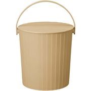新輝合成 座れるマルチバスケット 15L カーキベージュ