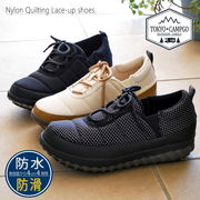 【2025年初秋/再入荷】TOKYO CAMPGO レースアップシューズ ナイロン 撥水 防水 防滑 抗菌防臭 3e