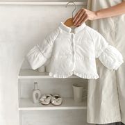 ★BaBy★　ベビー服　66~100cm　キッズジャケット　フリルダウンジャケット　韓国ベビー服