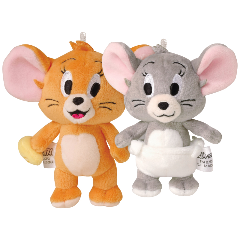 ■CRUX■■2024AW　新作■　トムとジェリー　ニコぬいキーホルダー　ジェリーとタフィー
