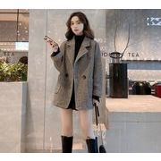 2024秋冬新作 ファッション レジャー ウール風 テーラードジャケット ファッション 気質 韓国風