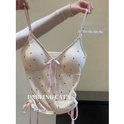 インナー 肌着 キャミソール タンクトップ パット付き  レディース