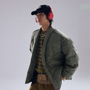 P19610ファッション ジャケット 加厚 メンズ  アウター  ポケット 保温 防寒  2024秋冬新作