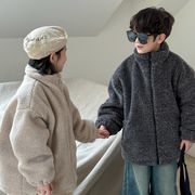 子供服　キッズジャケット　90~150cm　ボアコート　男女兼用　韓国キッズ服
