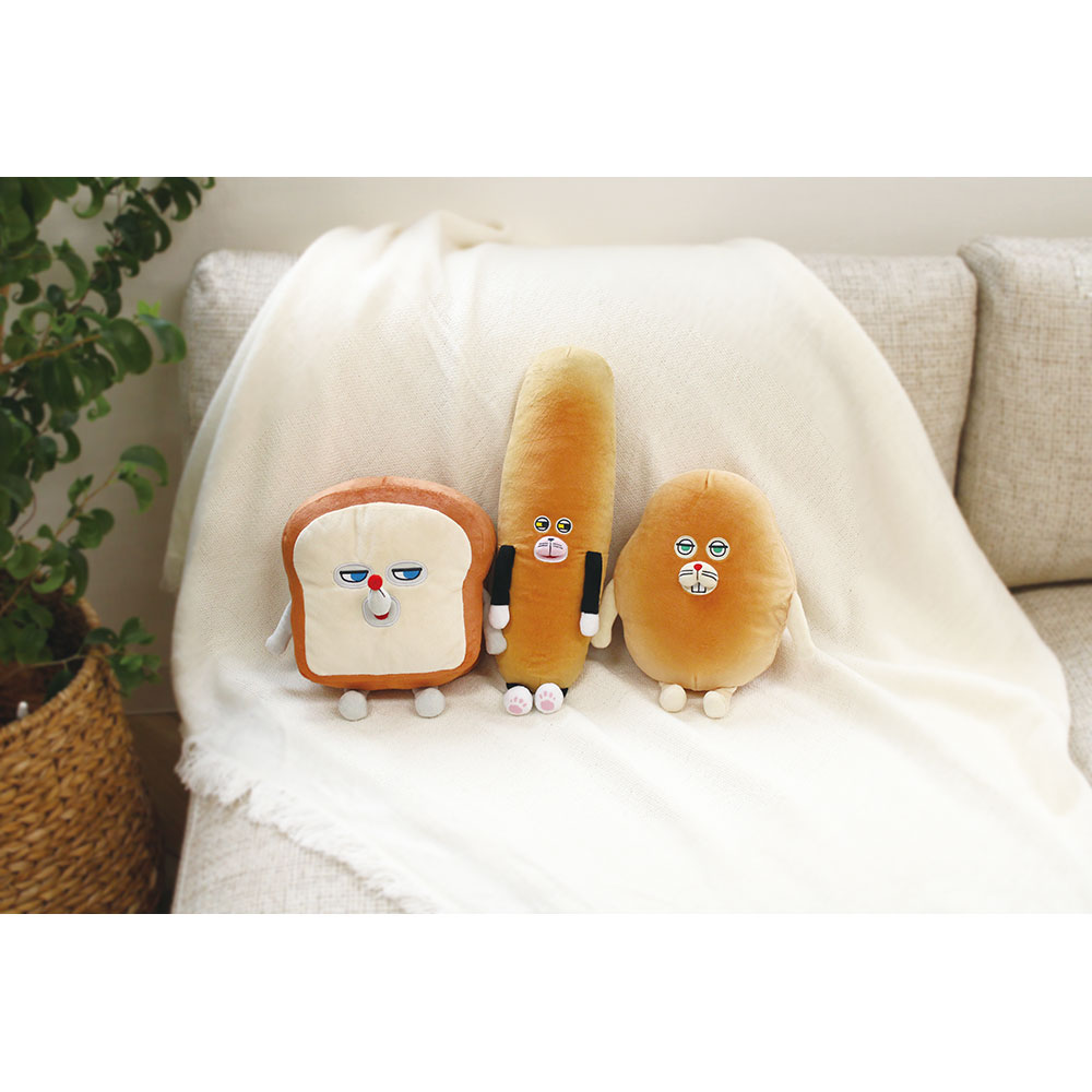 パンどろぼうぬいぐるみ シートベルトクッション　タグ付き　まとめ売り 10月発売にて再予約】パンどろぼう シートベルトクッション