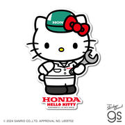 HONDA×ハローキティ ビッグサイズステッカー 作業着 sanrio バイク サンリオ キャラクター グッズ LCS1716
