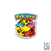 PAC-MAN ダイカットステッカー レトロ ダッシュ パックマン ゲーム game キャラクター グッズ PAC021