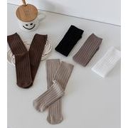 2024秋冬子供服 可愛い 靴下 ハイソックス 子供靴下 防寒 温かい ベビー服 ソックス 5色展開