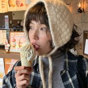 イヤーマフ 帽子 耳当て ニット 毛糸 外出 お出かけ レディース