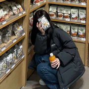 今季マストバイ   韓国系  立ち襟 可愛い  長袖  可愛い スウィート   ダウンジャケット