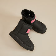 レディース スノーブーツ 防水・加厚 カジュアル 黒色