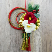 正月 〆飾り しめ飾り　水引 しめ縄リース しめ縄 正月飾り  信濃結び飾り お正月グッズ