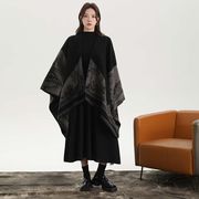 ★全12色★　ポンチョマント　135*155cm　秋冬　オフィスショール　韓国ファッション