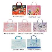 キャラクター レッスンバッグ 新学期 新入学 手提げ プリンセス カーズ キティ マイメロディ