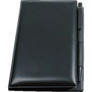 PVC付箋メモ（ペン付） S3206 ブラック