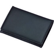 グロワール メモホルダー付名刺入れ 皮製 GLN1055B ブラック