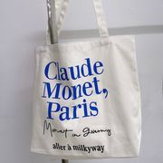 トートバッグ　帆布バッグ　エコバッグ　大容量　韓国ファッション