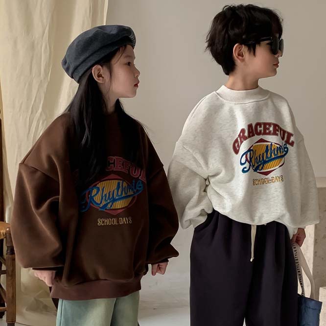 【2025冬】MOX☆韓国風子供服 ベビー服 キッズ 男女兼用 長袖 スウェット パーカー