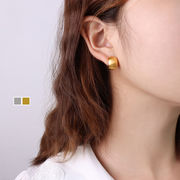 ピアス コロン マット仕上げ マット サージカルステンレス k18コーティング 低アレルギー【国内即納】