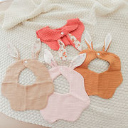 ベビーエプロン　純綿よだれ掛け　首掛け　韓国ベビー用品