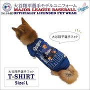 MLB公式　ドジャース 大谷　フォト　Ｔシャツ　Lサイズ　SHO-4368-LG