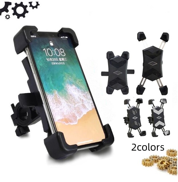スマホホルダー 自転車 バイク ワンタッチ 固定 自動ロック 360度回転 縦置き 横置き iphone ナビ 携帯