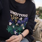 【秋服】韓国風レディース服　　カジュアル　体型カバー　パーカー