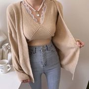【2023冬新作】韓国風レディース服　冬 レディース　おしゃれ　長袖　セットアップ