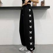 スウェットパンツ サイドバタフライ