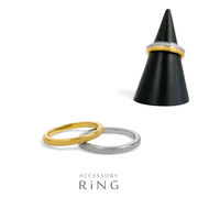 ▼MAGGIO▼サンドスリムステンレスリング　指輪　砂目