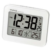 (インテリア)マグ 電波目覚まし時計 ファルマン　(T-776 WH-Z)