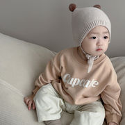 ★BaBy★　73~100cm　ベビートレーナー　長袖　ロゴT　韓国ベビー服