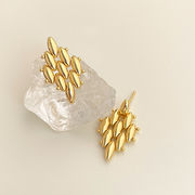 ピアス　デザイン　アクセサリー　レディース　韓国ファッション　ins　18k コーティング