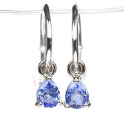 タンザナイト Tanzanite sv925 ピアス 天然石 ブルーゾイサイト【FOREST 天然石 パワーストーン】